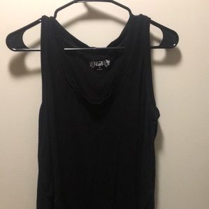 Black tank top
